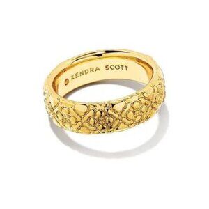 Kendra Scott Gold Textured Ring